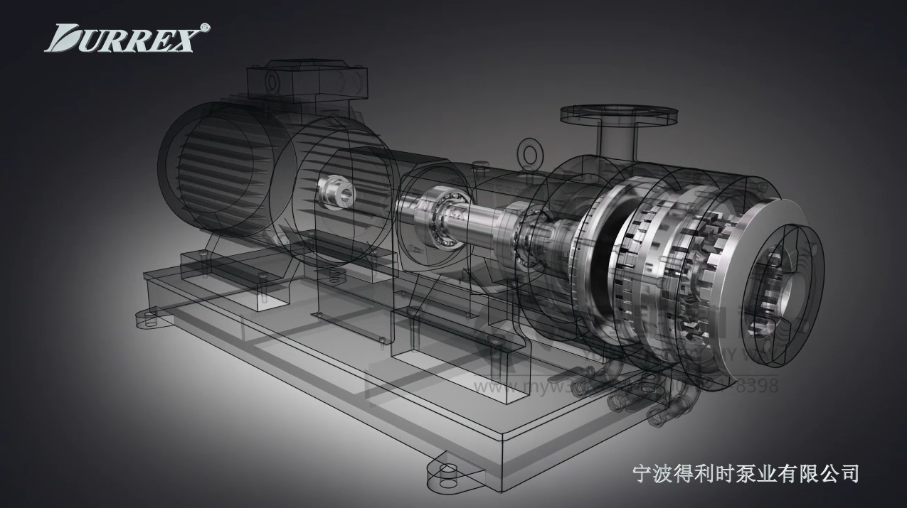 均质乳化泵产品演示三维动画