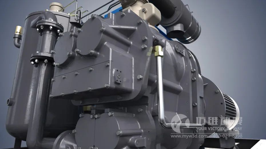 超复杂的压缩机工作原理用三维动画来解析,真的看懂了!(图3) 超复杂的压缩机工作原理用三维动画来解析,真的看懂了!(图3)