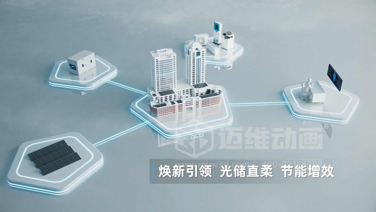 光储直柔系统 3D 动画展示(图8)