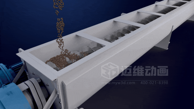 藏在钢铁壳里的工业美学：三维动画解锁粉体\流体输送机械的动态魅力(图6)
