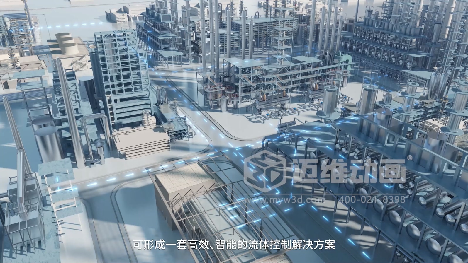 藏在钢铁壳里的工业美学：三维动画解锁粉体\流体输送机械的动态魅力(图7)