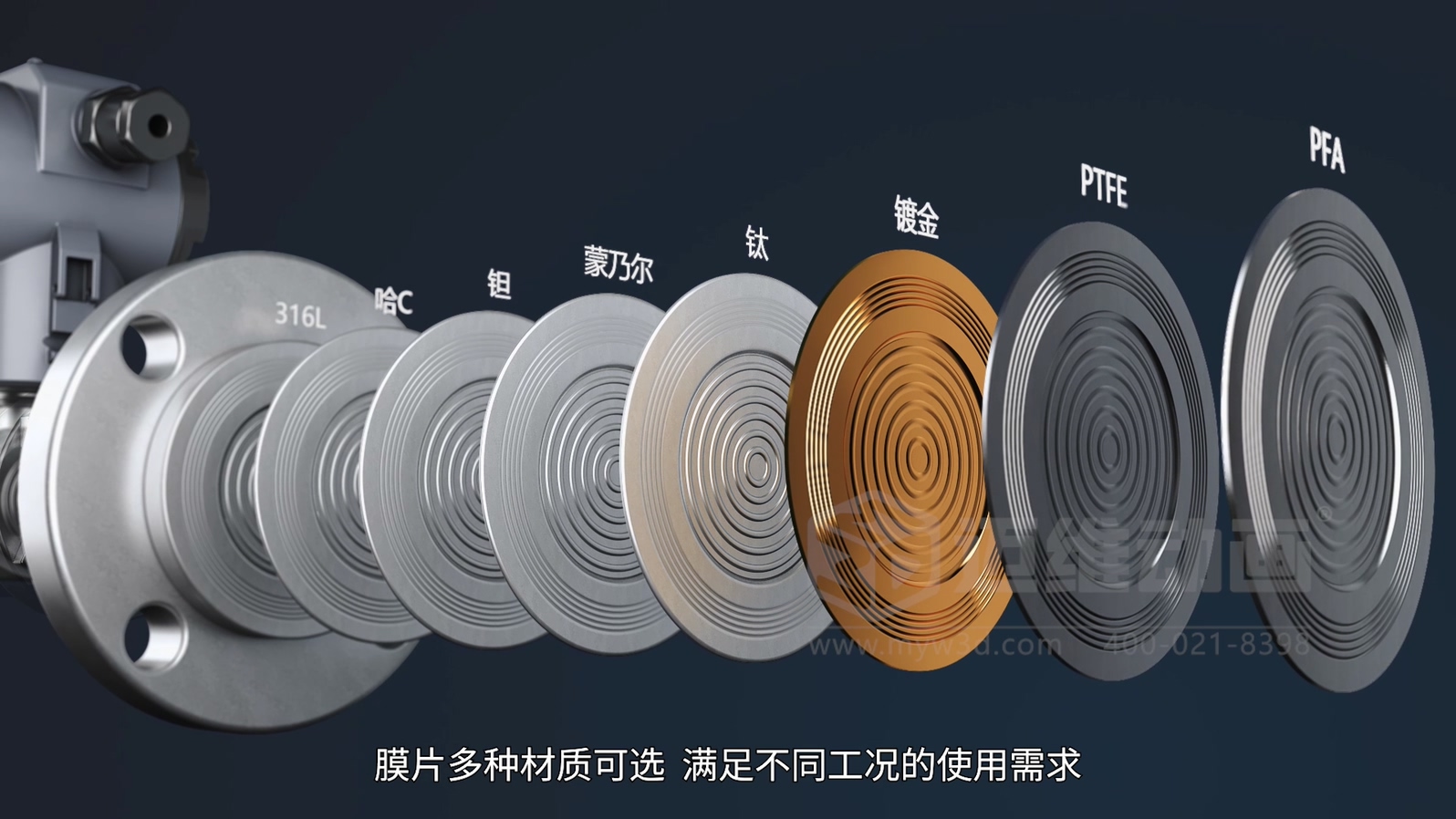 智能压力变送器三维动画(图6)