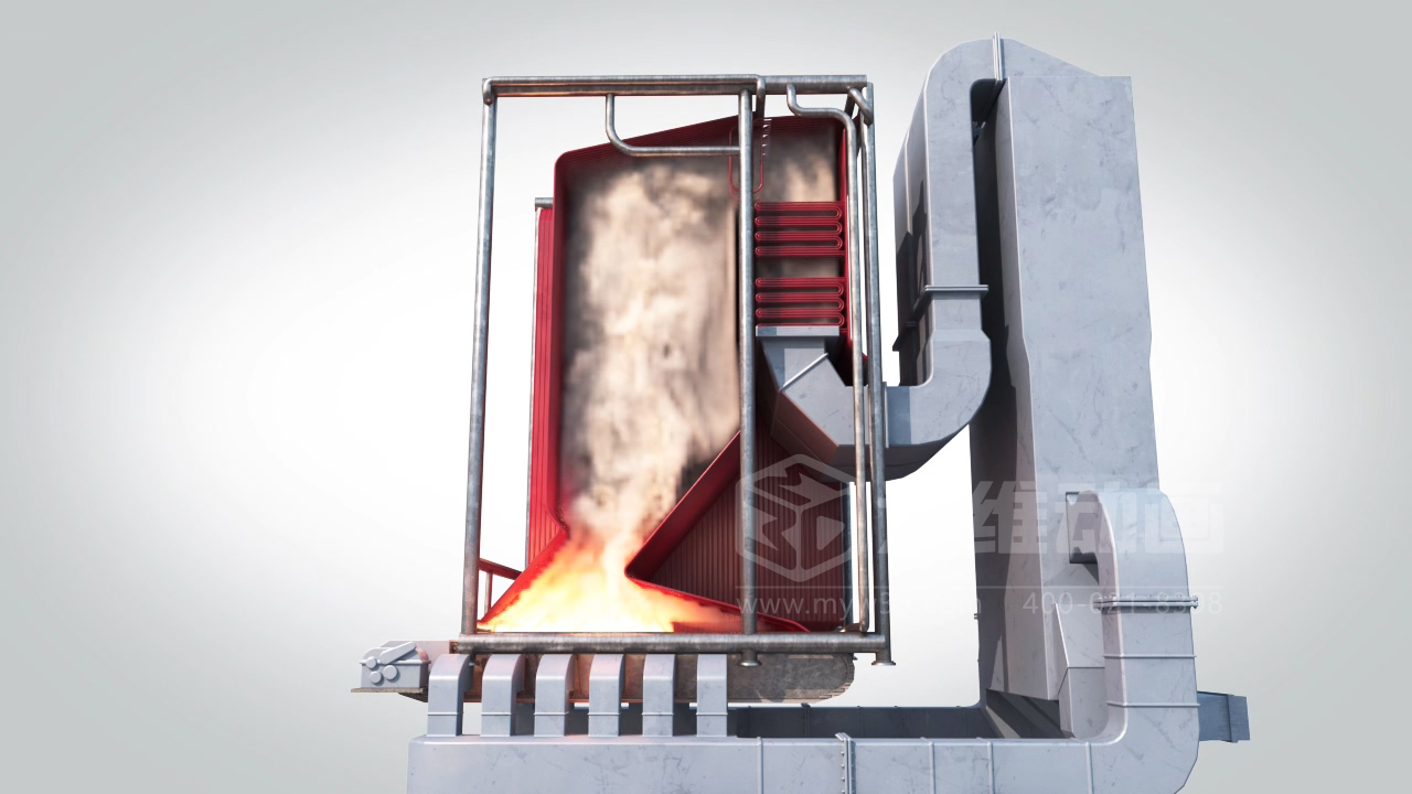 让锅炉技术 “活” 起来！三维动画拆解工作原理：复杂流程简化，客户签约、内部培训双助力(图5)