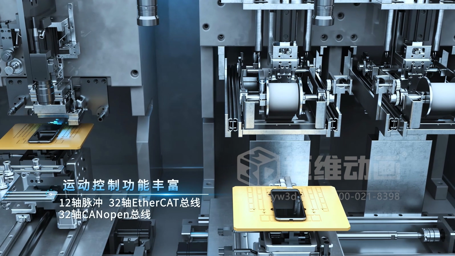 一体式紧凑型 PLC 三维动画(图6) 一体式紧凑型 PLC 三维动画(图6)