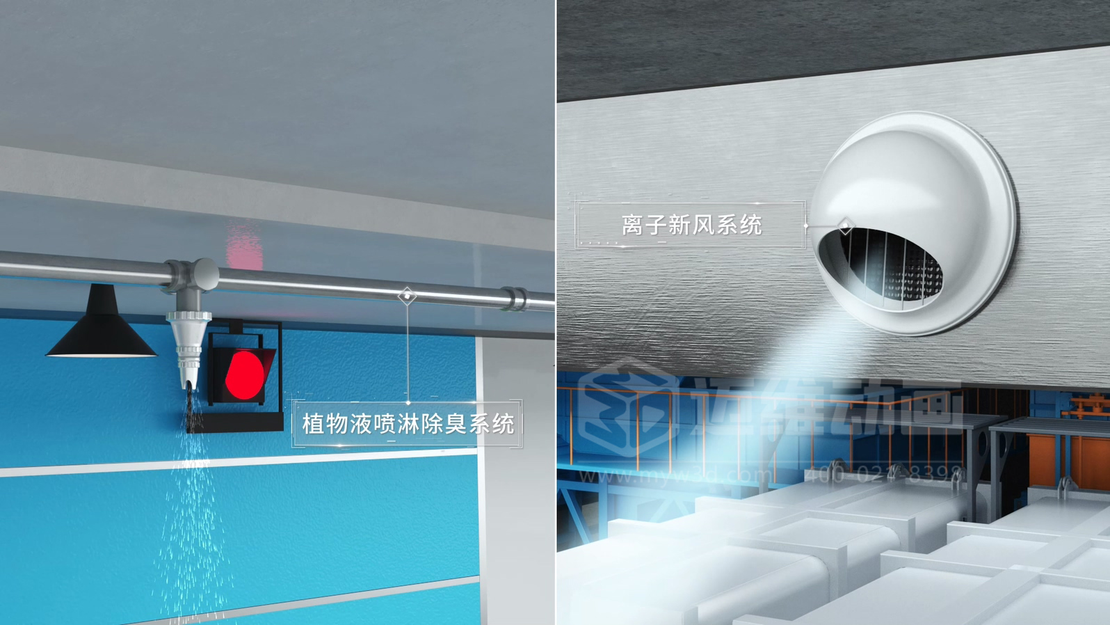 环卫一体化处理工艺三维动画(图8)