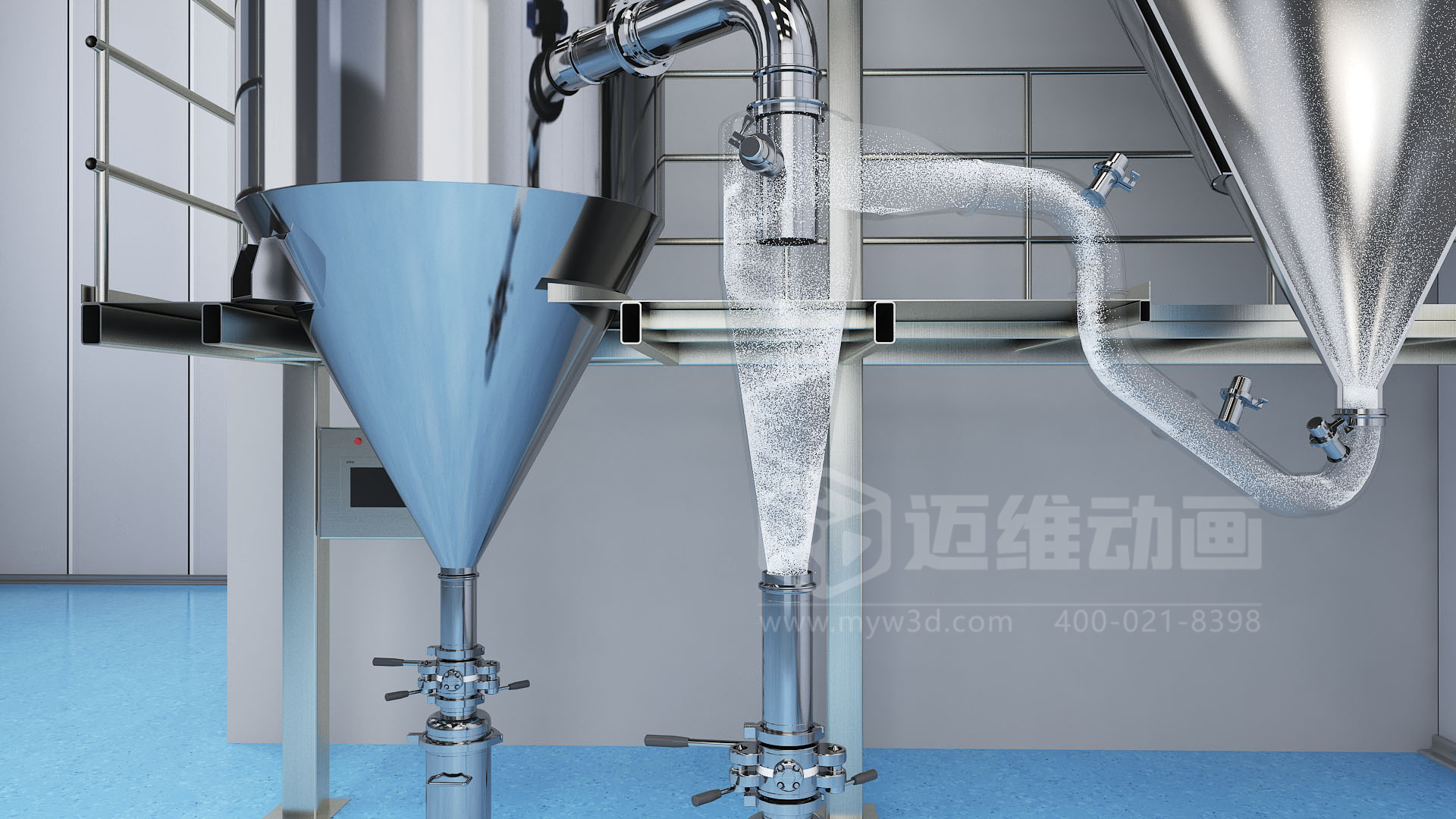 制药机械企业推广新思路:用三维动画讲清生产工艺,工业自动化生产线自带传播力(图6) 制药机械企业推广新思路:用三维动画讲清生产工艺,工业自动化生产线自带传播力(图6)