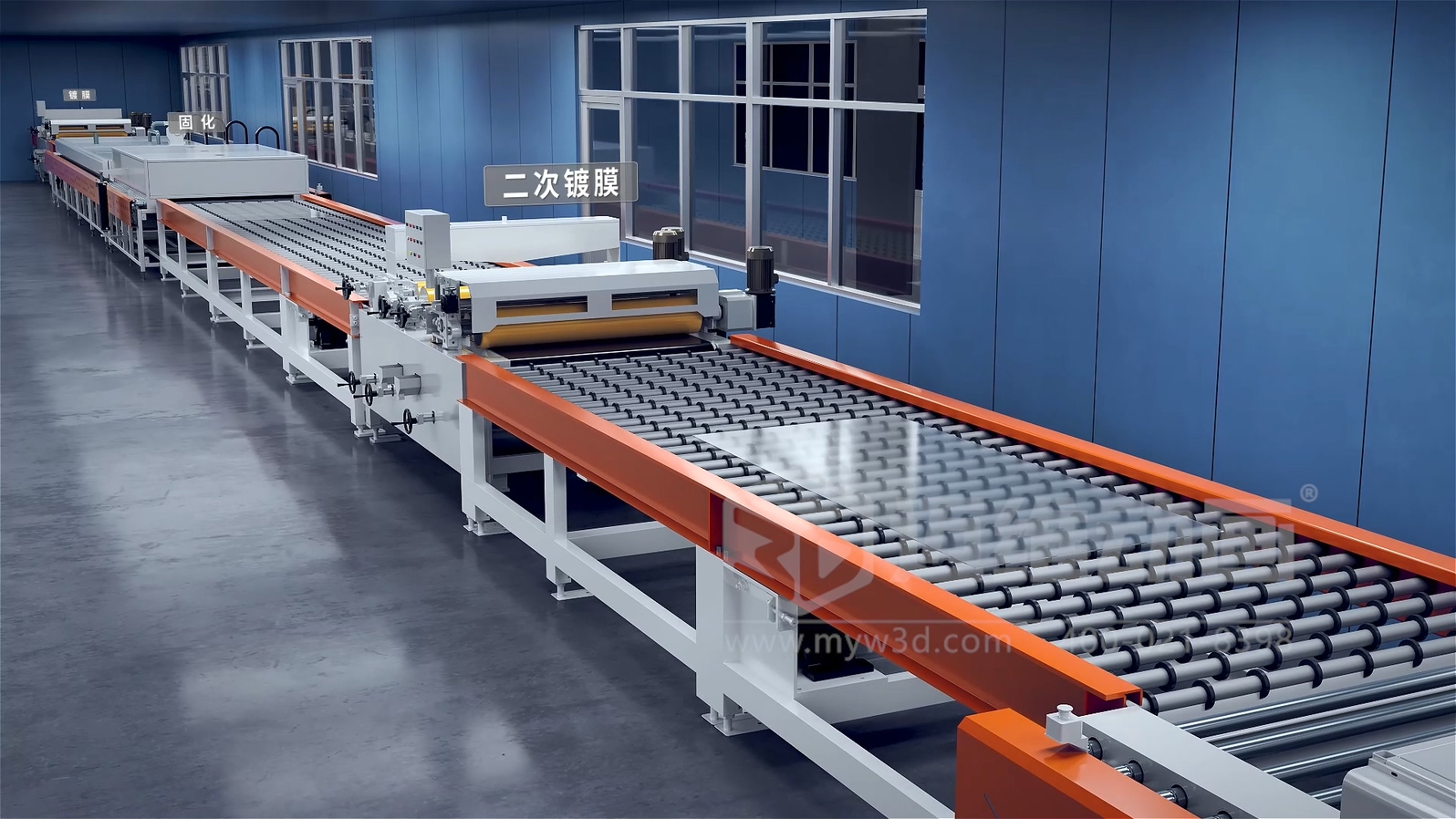 光伏玻璃生产线动画:把1600℃的核心工艺,“烧”给客户看(图9) 光伏玻璃生产线动画:把1600℃的核心工艺,“烧”给客户看(图9)