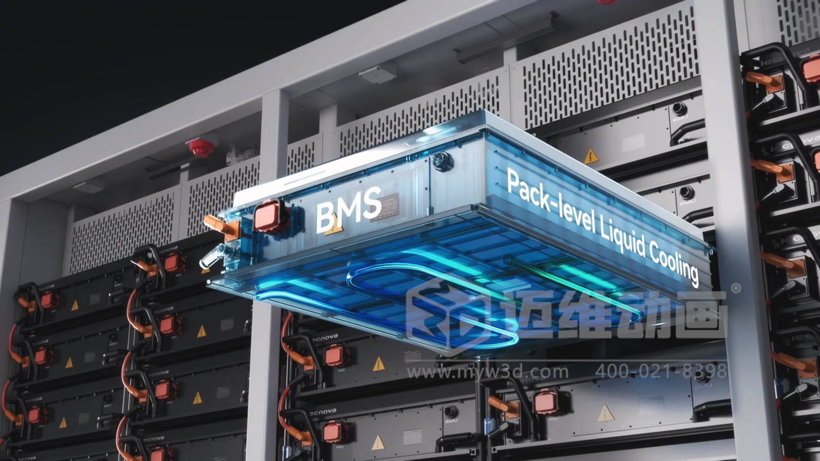 拆开储能集装箱:迈维3D动画让液冷变成看得见的安全感!(图5) 拆开储能集装箱:迈维3D动画让液冷变成看得见的安全感!(图5)