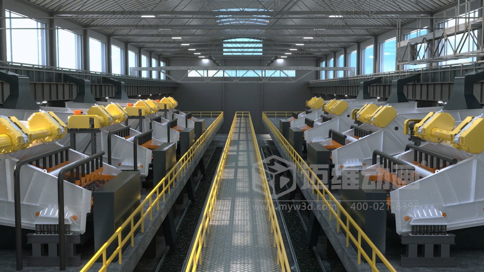 矿用单层香蕉筛三维动画：破解煤炭筛分设备推广“看不懂、带不走”的行业困局(图8)