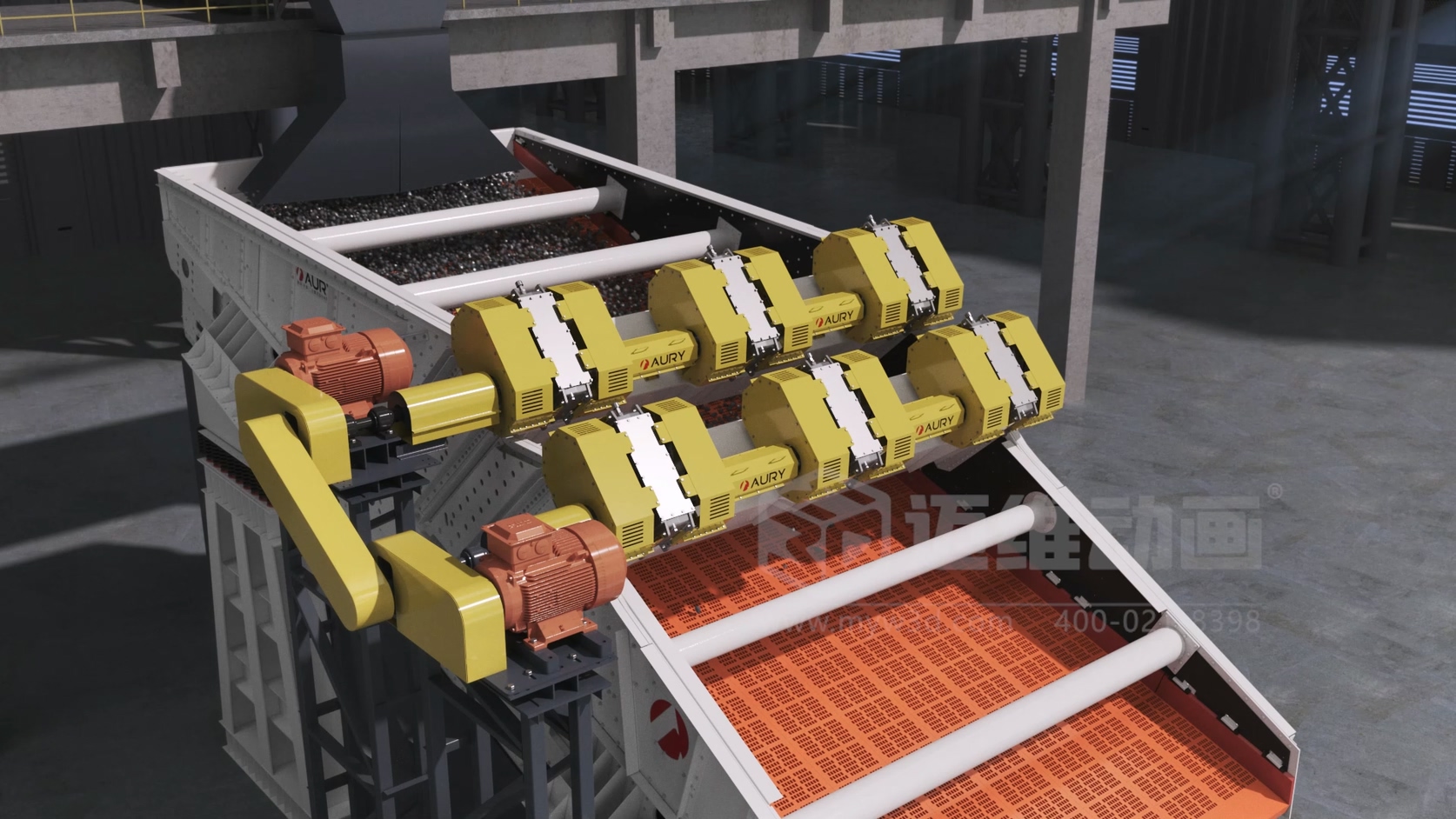 “铁矿・双层直线张弛筛三维动画”：开启铁矿设备宣传新视界(图1)