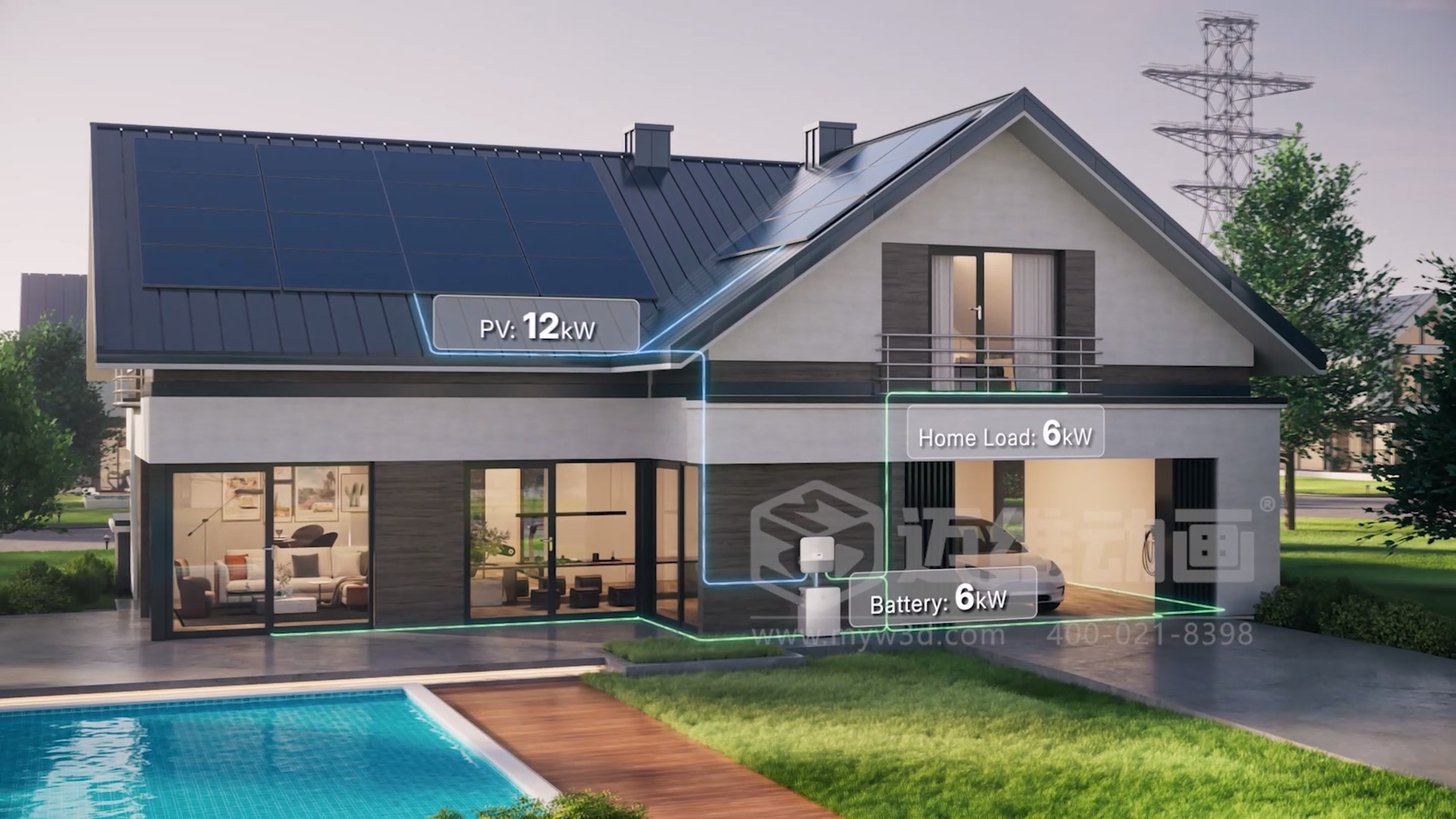 储能逆变器三维动画：让硬核技术自己“开口说话”(图6)